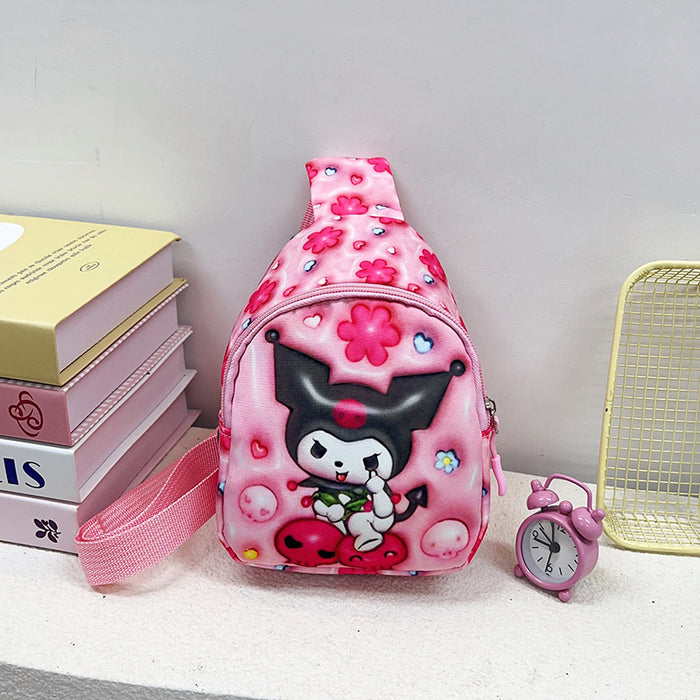 Wholesale Children's trendy handbag, chest bag, coin purse, shoulder bag, men's casual crossbody bag