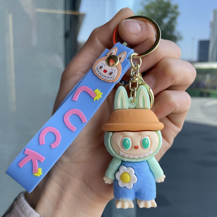 Wholesale Small Sheep Keychain Bag Pendant Doll Grabbing Machine Cartoon Doll Couple Small Gift