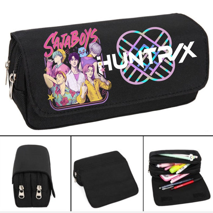 Wholesale Anime KPOP pencil case large capacity pencil bag