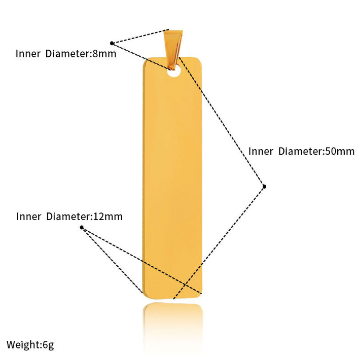 Wholesale Gold, silver, black hang tag carving stainless steel identity tag