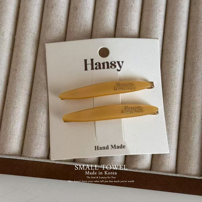 Wholesale High end hair clip with side bangs, broken hair, straight clip headband, temperament hair clip