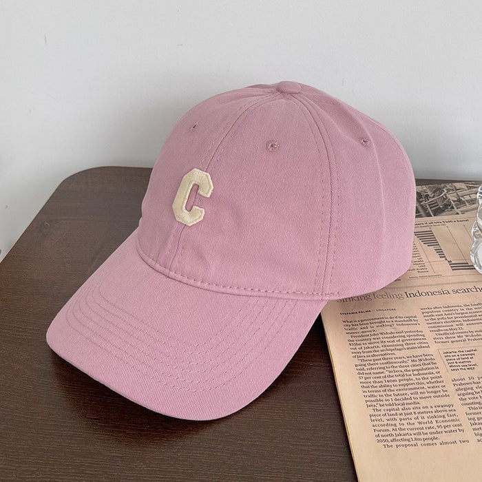 Wholesale Letter Embroidery Cotton Pink Baseball Cap JDC-FH-Yizhan007