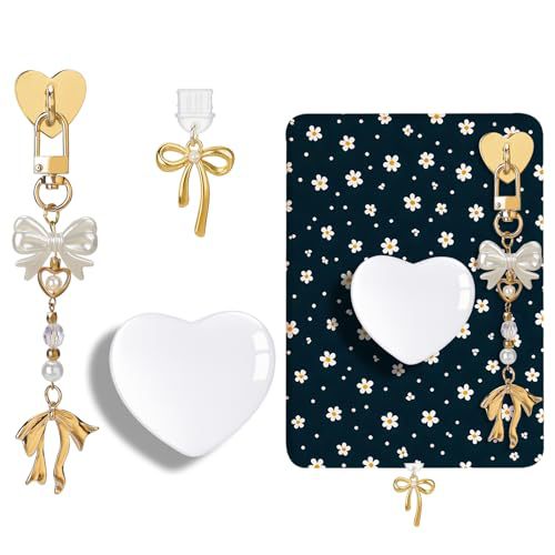 Wholesale Valentine' s Day pendant,  bow,  phone dust plug,  heart-shaped stand