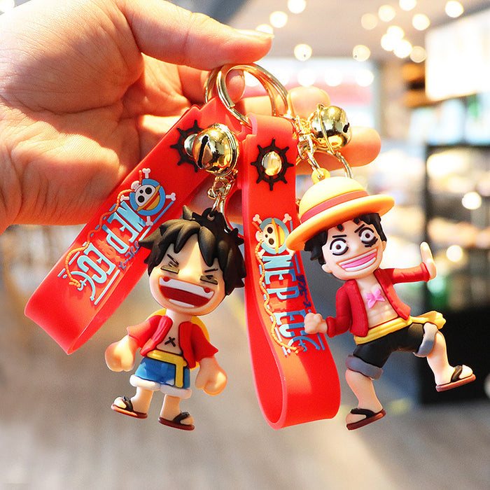 Wholesale Silicone Cartoon Doll Keychain JDC-KC-MingT153