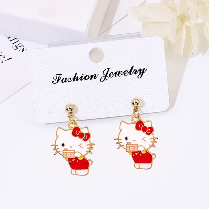 Wholesale Alloy Simple Cartoon Drop Earrings