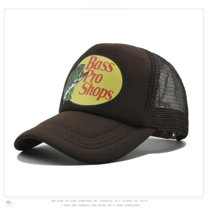 Wholesale Printed baseball cap summer net cap outdoor sunscreen sunshade driver cap