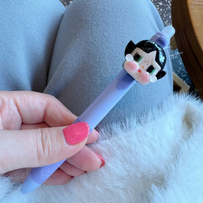 Wholesale Cute and creative click-type super able large-capacity student gel pen