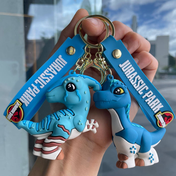 Wholesale Dinosaur PVC Keychain Trendy Cartoon Bag Charm for Gift Resale MOQ≥2