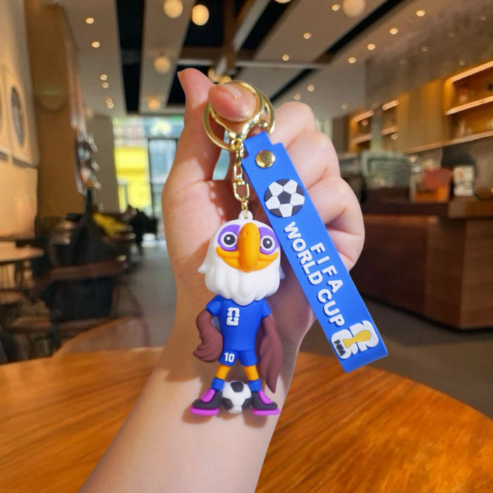 Wholesale Mascot doll keychain toy pendant soccer ball