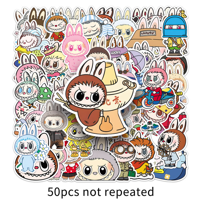 Wholesale 50pcs Cartoon stickers,  cute and stylish decorative mobile phone cases,  computer cup stickers