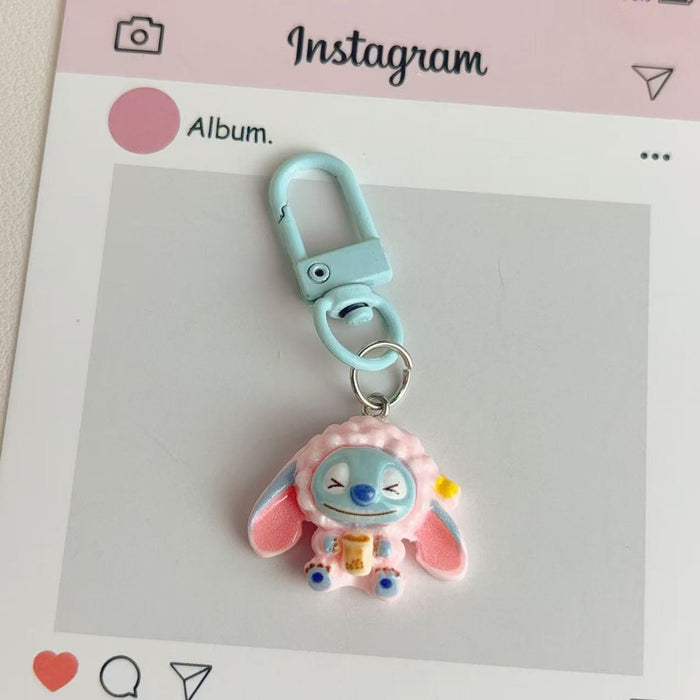 Wholesale Cute bell keychain soft and cute girly bag pendant best friend gift accessories