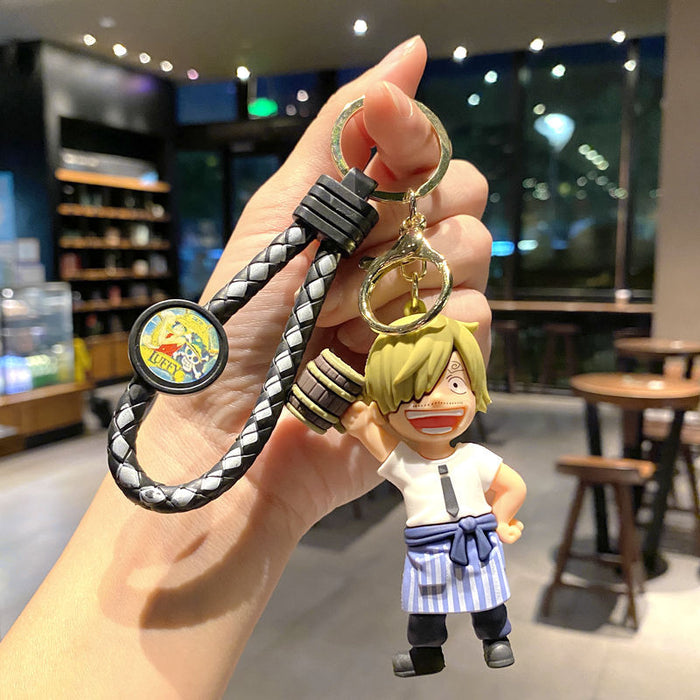 Wholesale Metal Keychain Cartoon Anime Cosplay Bag Charm Gift for Car Key Accessory MOQ≥2