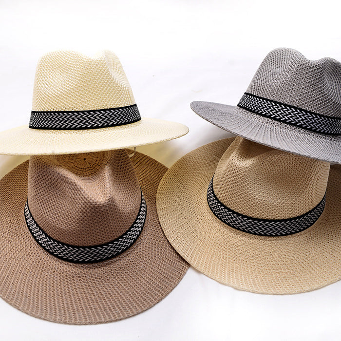 Wholesale top hat sunscreen hat for the elderly sun hat for Father cool hat