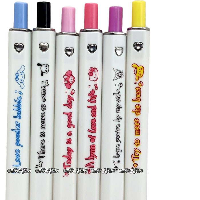 Wholesale Plastic Cartoon Push Gel Square Pen JDC-PN-Ceguan004