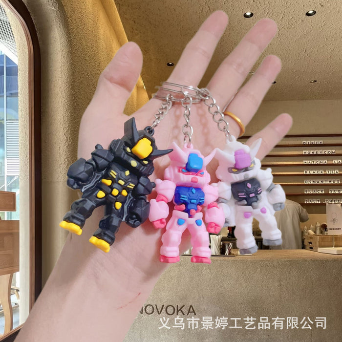 Wholesale Keychain Backpack Keychain Guardian Mech Doll Couple Pendant Gift