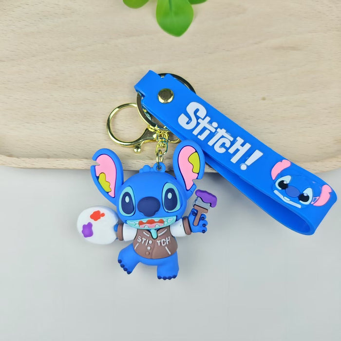 Wholesale Creative cartoon doll keychain cute PVC keychain backpack pendant