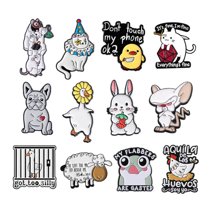 Wholesale Cute Cartoon Exquisite Animal Brooch