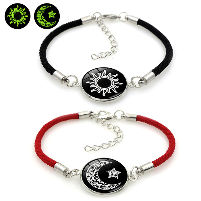 Wholesale Woven Hand Rope Male Female Student Couple Night Light Bracelet