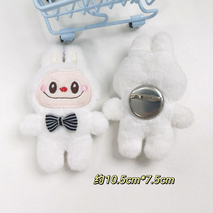 Wholesale Cute Cartoon Doll Squeaky Plush Pendant Keychain Bag Accessories Small Gift