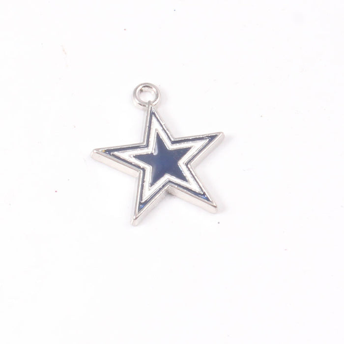 Wholesale Sports Football Drop Oil Team Pendant Mixed logo Drop Oil Sports Series Pendant