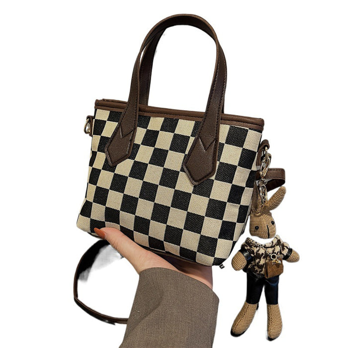 Wholesale Small design bag with a niche feel, new versatile design with a Thousand Bird grid, single shoulder, hand-held, and crossbody bag