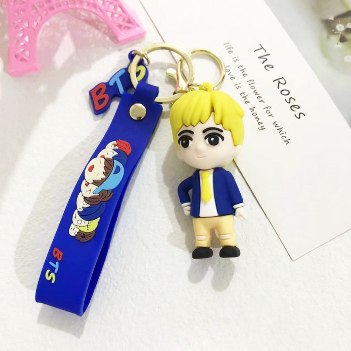 Wholesale Cartoon Soft Plastic Doll Keychain JDC-KC-LiangQ008