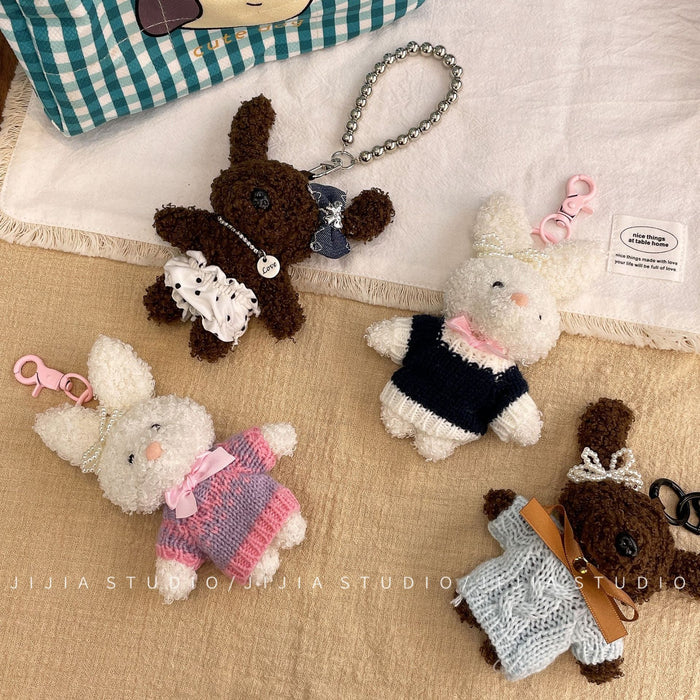 Wholesale Long Ears Bubble Puppy Rabbit Cute Pendant Cartoon Car Hanging