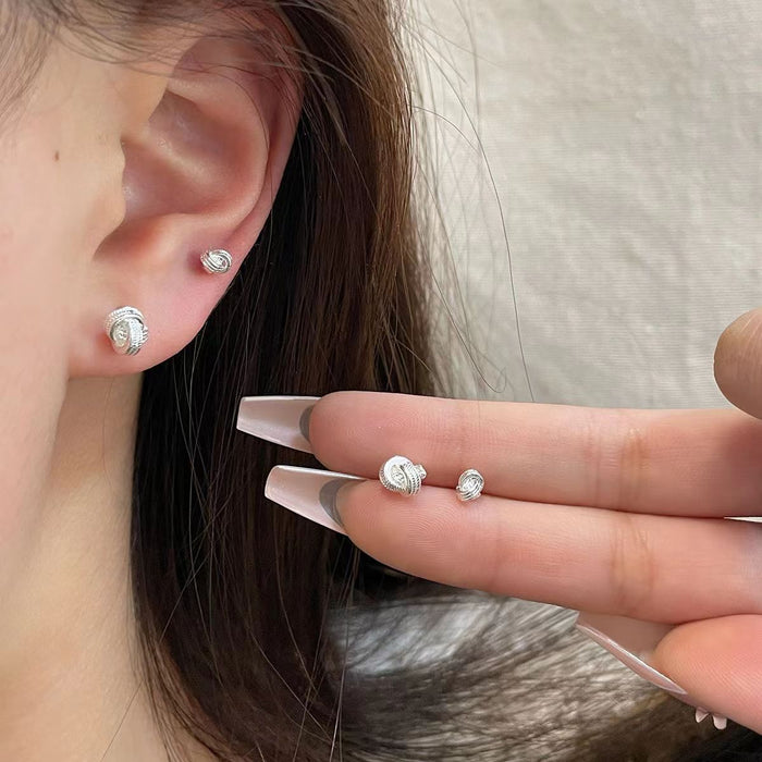 Wholesale Ear Stud Ear Stud-free Spiral Ear Bone Stud Female Distinctive Simple Ear Pole Earrings