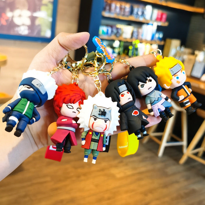 Wholesale Rubber Cartoon Doll Keychain JDC-KC-Tingm195