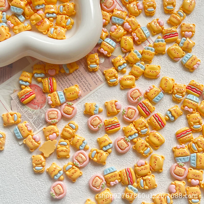 Wholesale Mini cartoon accessories mobile phone case hairpin pinchle nail art decoration