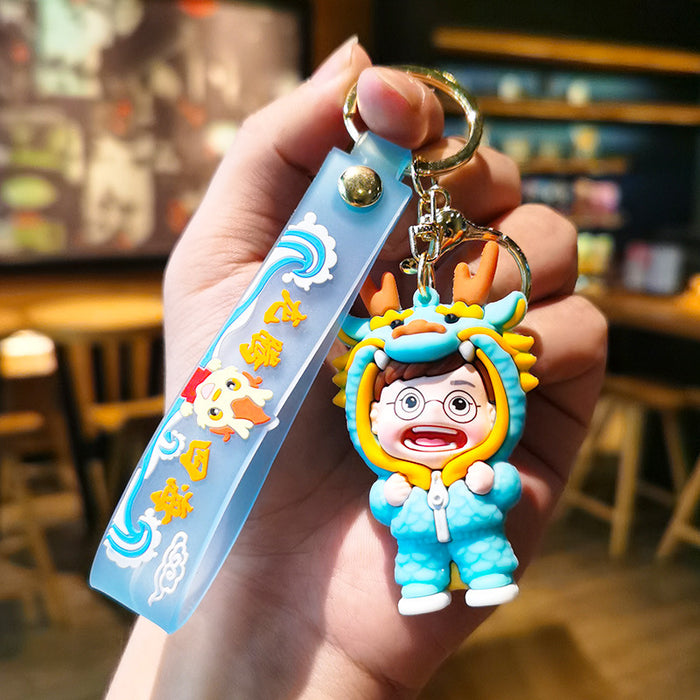 Wholesale Cartoon Doll 3D Rubber Keychain JDC-KC-Tingm080