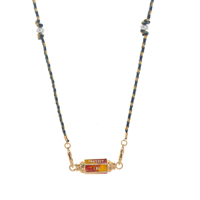 Wholesale Valentine' s Day Colorful Tarot Card Necklace