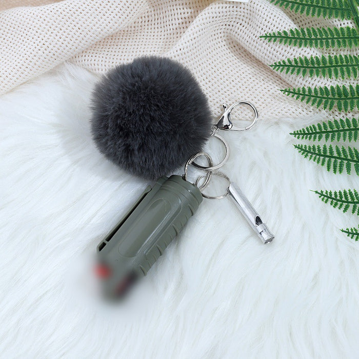 Wholesale Portable Multifunctional Fur Ball Keychain JDC-KC-Jinl006