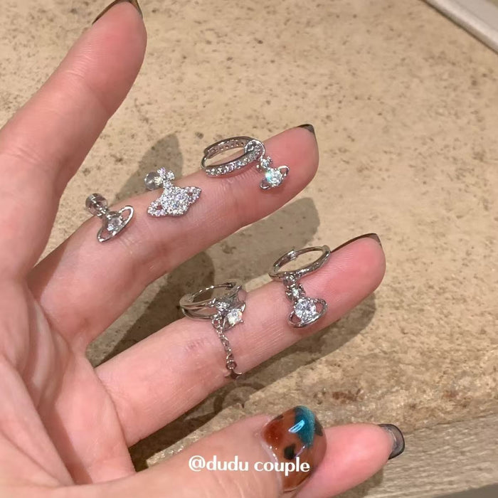 Wholesale Ear bone nail titanium steel earring ear buckle