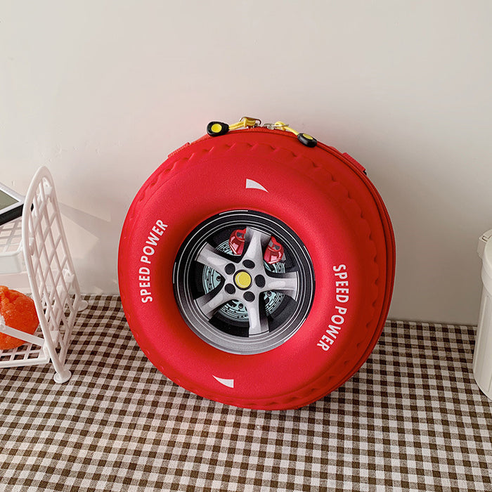 Wholesale New texture tire bag, simple and fashionable casual handbag, crossbody