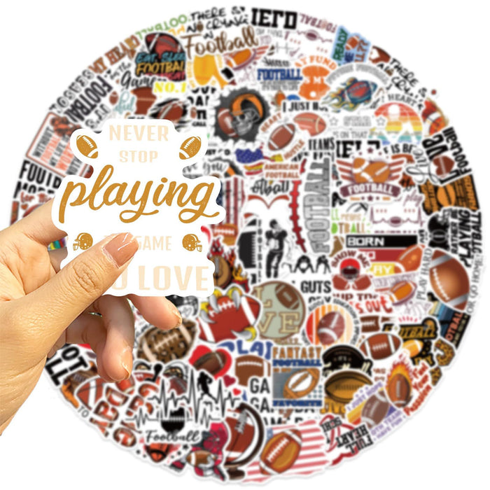 Wholesale 100 pcs Soccer Stickers  Waterproof Decals  Decorations