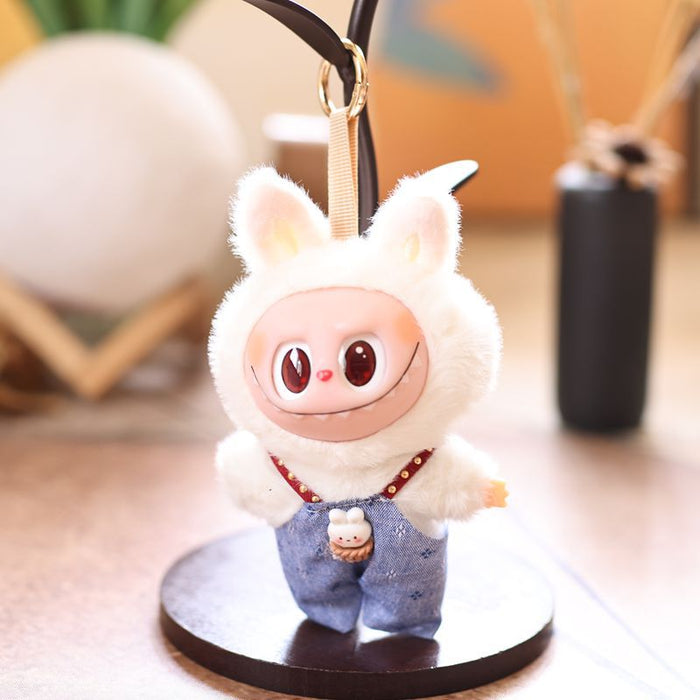 Wholesale Cute Vinyl Plush Rabbit Bag Pendant Keychain Doll Toy