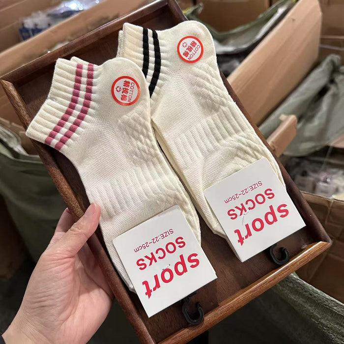 Wholesale Spring and Autumn Low Socks Women's Short Socks Spring and Summer Thin Breathable Cotton Socks Women's Sports Short Socks