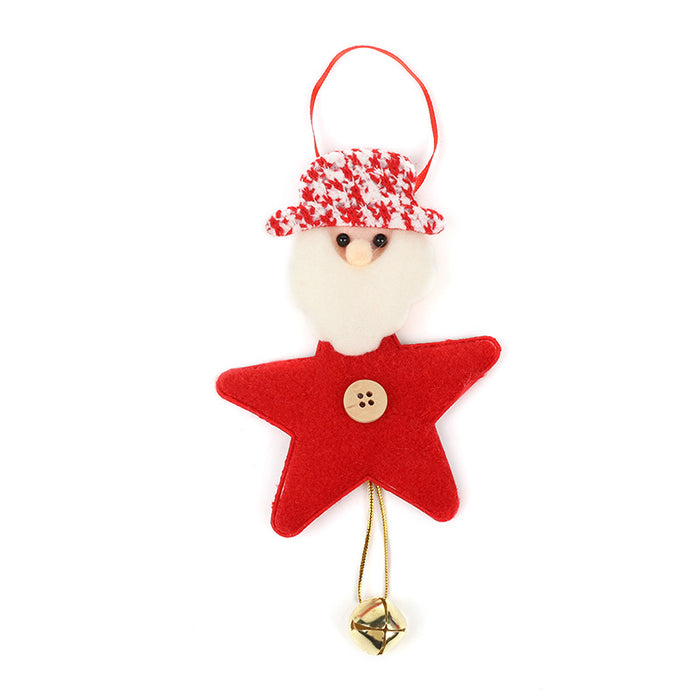Wholesale Christmas pendant Christmas tree pendant decorations Santa bell hanging decorations spot