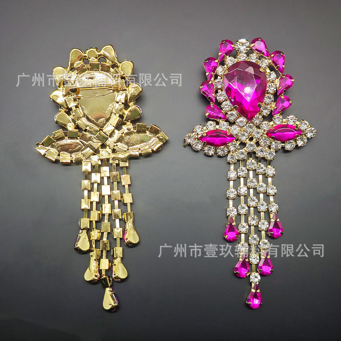 Wholesale DIY Crystal Tassel Corsage Accessories Pendant
