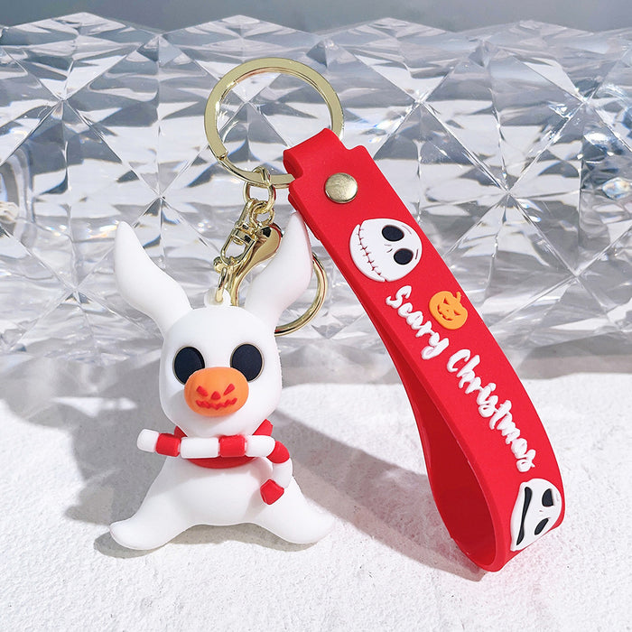 Wholesale Cartoon Silicone Doll Keychain JDC-KC-QiChao052