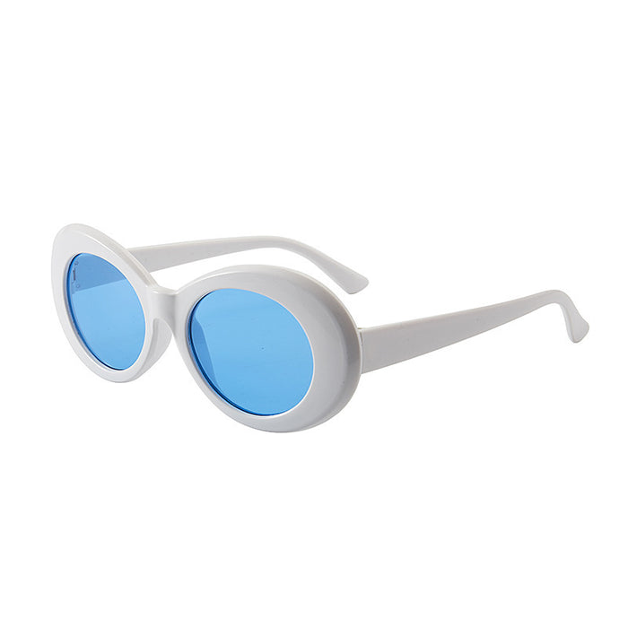 Wholesale Simple Round Frame PC Sunglasses JDC-SG-Fuxin016