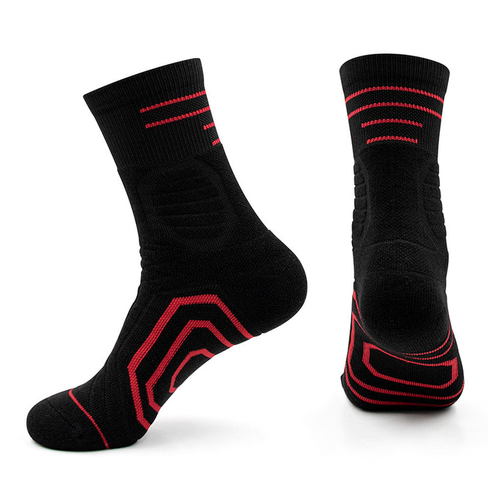 Wholesale Middle tube football socks, children's anti slip socks, thickened towel bottom sports socks, looped socks