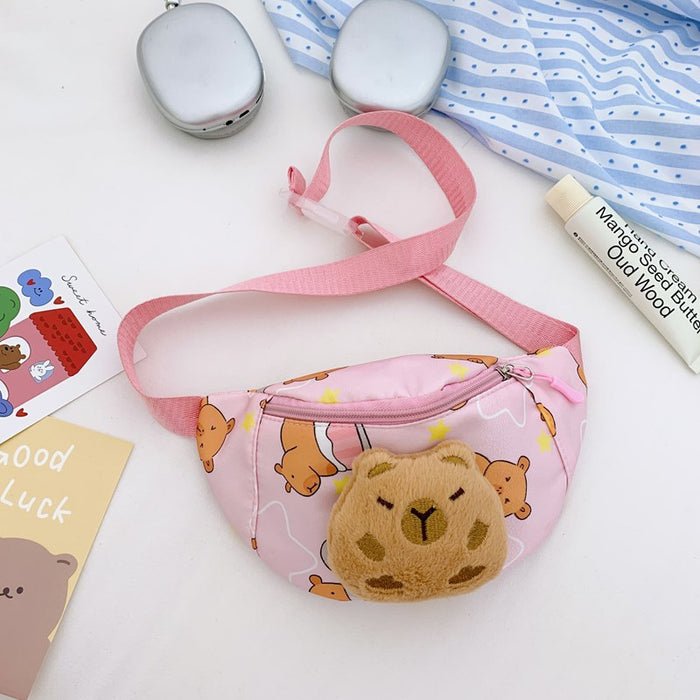 Wholesale Children's chest bag boy girl cute cartoon pendant change storage bag