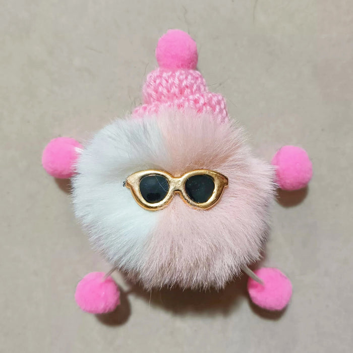 Wholesale Cute bag decoration plush toy car keychain pendant