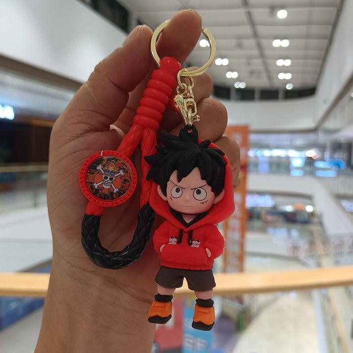 Wholesale Cartoon Silicone Anime Keychain JDC-KC-YiChang026