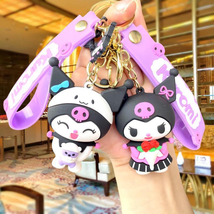 Wholesale Silicone Cartoon Keychain JDC-KC-MingT241