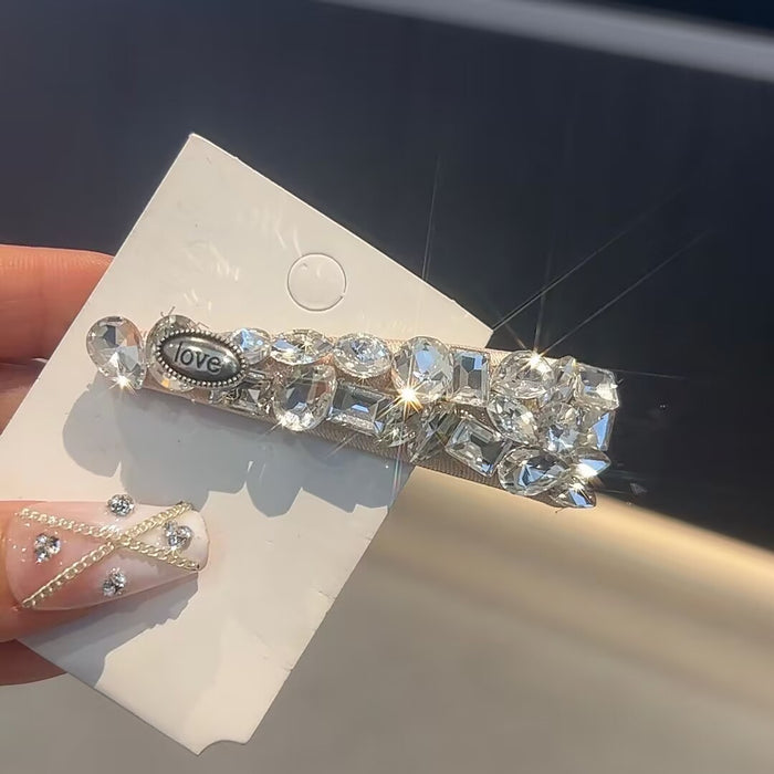 Wholesale Hairpin Full Diamond Hairpin Flash Diamond Side Clip
