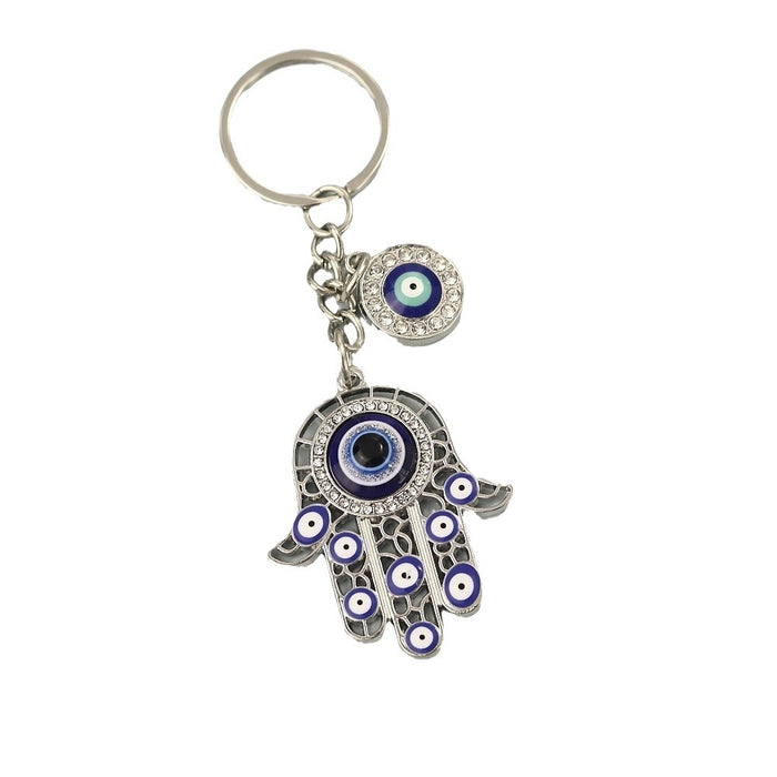 Wholesale Retro Drip Oil Keychain Drip Oil Devil's Eye Pendant Keychain Phone Pendant