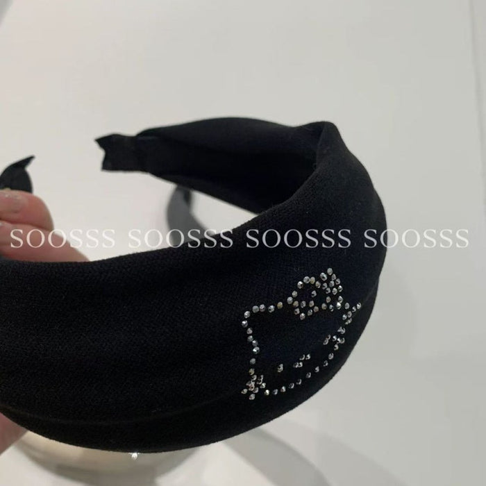 Wholesale Cute rhinestone cartoon pattern wide headband